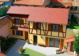 Le Clos du raisins : vue aérienne