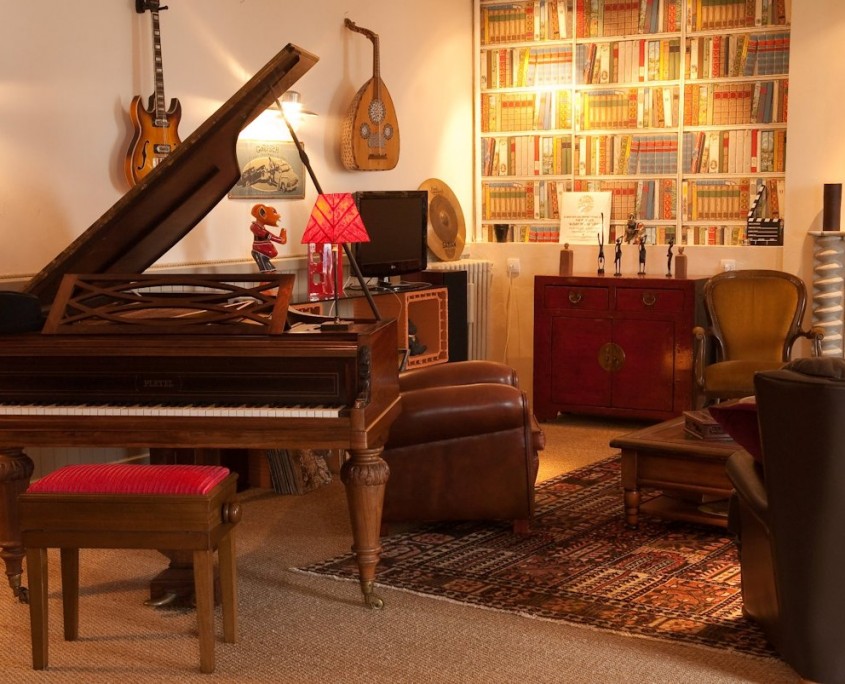 Les Glycines, Billiers (Morbihan) : salon