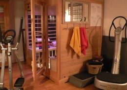 Les Glycines, Billiers (Morbihan) : sauna