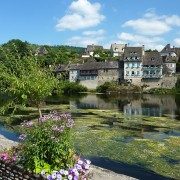 Argentat et la Dordogne, Corrèze (by Henri MOREAU)