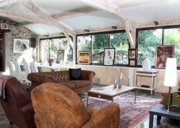 La Belle Epoque, chambres d'hôtes à Sansac de Marmiesse : salon