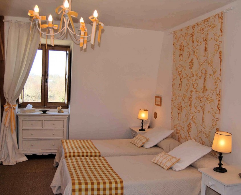 Le Clos Lascazes, Paleyrac (Dordogne) : chambre