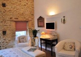 Le Clos Lascazes, Paleyrac (Dordogne) : chambre