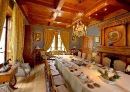 Domaine De Gaudon, Ceilloux : salle de petit déjeuner