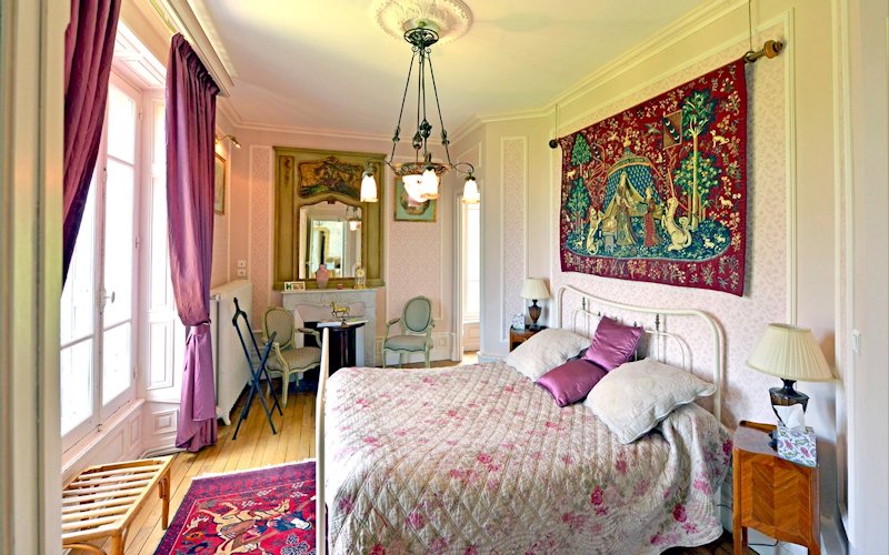 Domaine De Gaudon, Ceilloux : chambre la Licorne