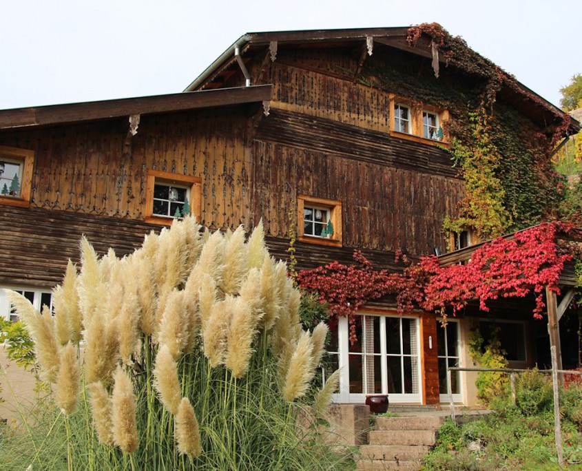 La maison d'hôtes vue du jardin - La grange du couvent Ribeauvillé