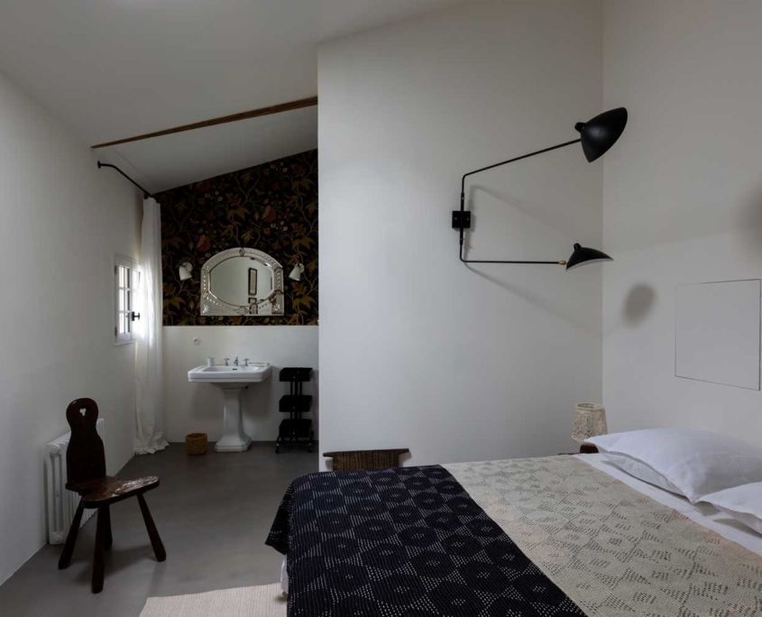La Perroya, Visan en Provence Alpes Côte d'Azur : la chambre d'hôtes n° 4 située au deuxième étage de la maison