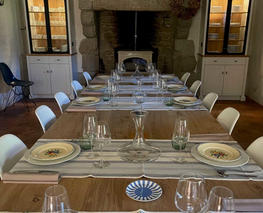 La table d'hôtes du Manoir de l’Isle, Ploumilliau, Côtes-d’Armor, Bretagne