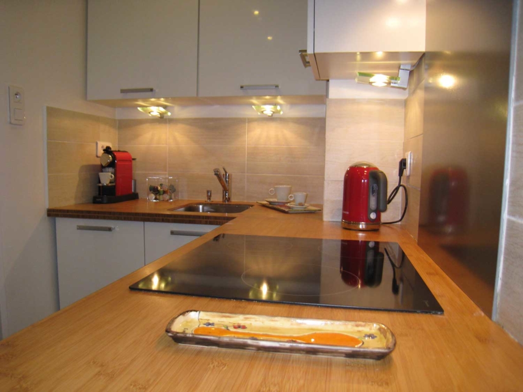 Cuisine appartement de vacances Saint Mandrier sur mer (Var)