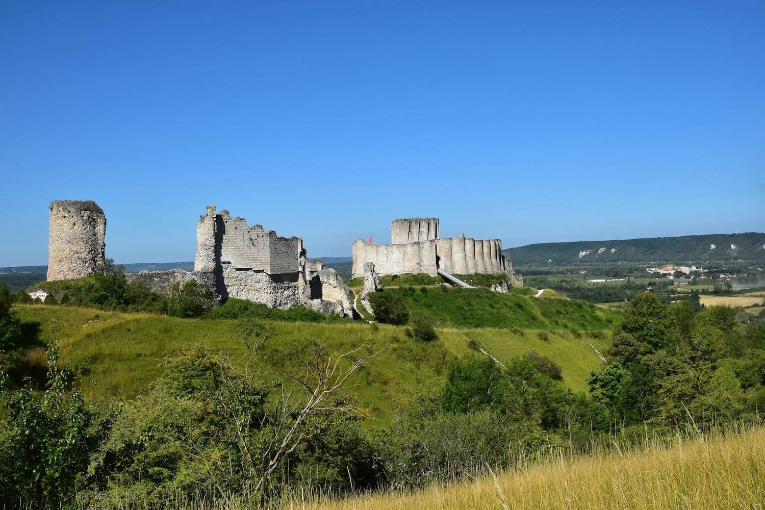 Château-Gaillard, Les Andelys dans le Vexin normand (Eure, Normandie)